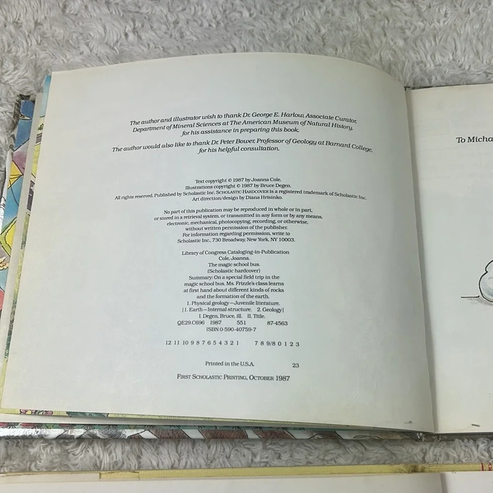 Vintage 80s Book Bundle Teddy Bears Go Shopping A Worms Tale Magic Schoolbus